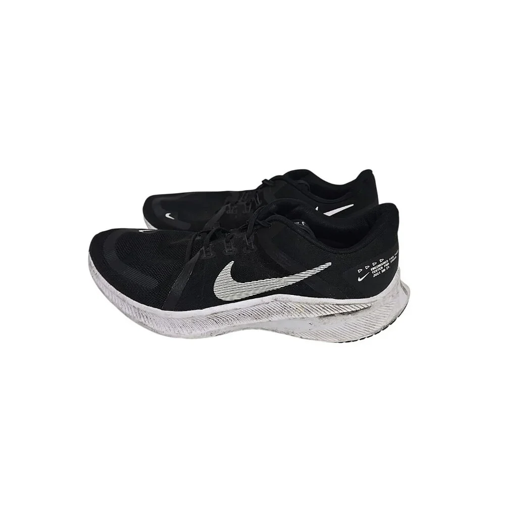 Nike Men's Quest 4 DA1105-006 Running Shoe Black White Size 12M - Picture 4 of 8